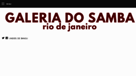 What Galeriadosamba.com.br website looked like in 2018 (5 years ago)