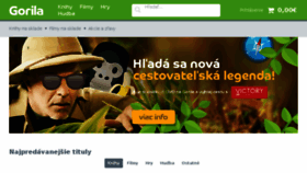 What Gorila.sk website looked like in 2018 (5 years ago)