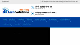 What G4techsolution.com website looked like in 2018 (5 years ago)
