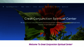 What Greatconjunction.org website looked like in 2018 (5 years ago)