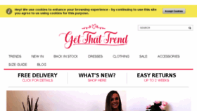 What Getthattrend.com website looked like in 2018 (7 years ago)