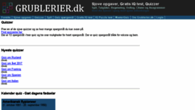 What Grublerier.dk website looked like in 2018 (5 years ago)