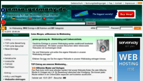 What Gemsa-germany.de website looked like in 2018 (5 years ago)