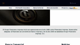 What Grupoimprosa.com website looked like in 2018 (5 years ago)