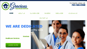 What Gracioushs.com website looked like in 2018 (6 years ago)