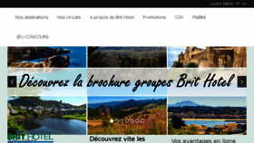 What Groupes-brithotel.fr website looked like in 2018 (5 years ago)