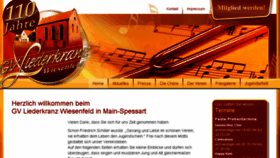 What Gesangverein-wiesenfeld.de website looked like in 2018 (5 years ago)