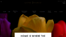 What Genejuarez.com website looked like in 2018 (5 years ago)
