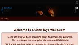 What Guitarplayernails.com website looked like in 2018 (5 years ago)