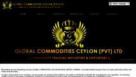 What Gcceylon.com website looked like in 2018 (5 years ago)