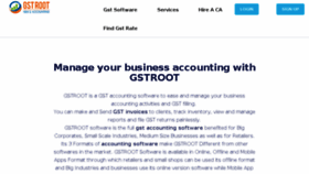 What Gstroot.com website looked like in 2018 (5 years ago)
