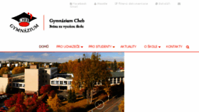 What Gymcheb.cz website looked like in 2018 (5 years ago)