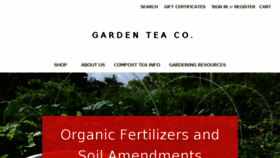 What Gardenteacompany.com website looked like in 2018 (5 years ago)