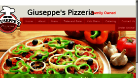 What Giuseppespizzeriadeli.com website looked like in 2018 (5 years ago)