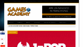 What Gamesacademy.it website looked like in 2018 (5 years ago)