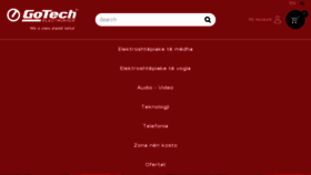 What Gotech.al website looked like in 2018 (5 years ago)