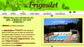 What Gites-frigoulet.com website looked like in 2018 (5 years ago)