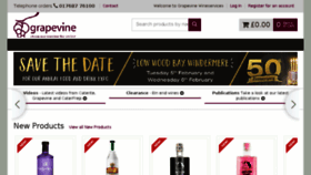 What Grapevinewineservices.co.uk website looked like in 2018 (5 years ago)