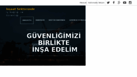 What Guvenliinsaat.gov.tr website looked like in 2018 (5 years ago)