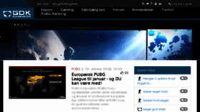 What Gaming.dk website looked like in 2018 (5 years ago)