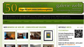 What Galerie-wehr.de website looked like in 2018 (5 years ago)