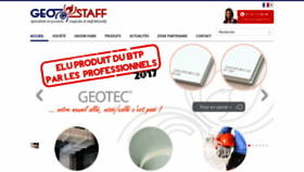 What Geostaff.fr website looked like in 2018 (5 years ago)
