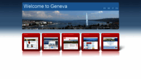 What Geneve.ch website looked like in 2018 (5 years ago)