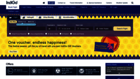 What Goindigo.in website looked like in 2018 (5 years ago)