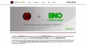 What Graphicmatter.com website looked like in 2018 (5 years ago)