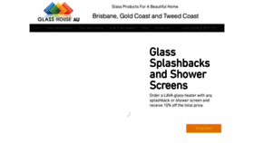 What Glasshouseau.com website looked like in 2018 (5 years ago)