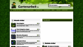 What Gartenarbeit.tv website looked like in 2018 (5 years ago)