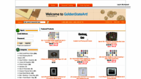 What Goldenstateart.com website looked like in 2018 (5 years ago)