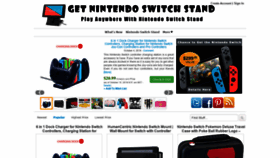 What Getnintendoswitchstand.com website looked like in 2018 (5 years ago)