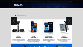 What Gillettewelcomeback.com website looked like in 2018 (5 years ago)