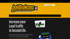 What Goldtokens.net website looked like in 2018 (5 years ago)