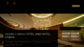 What Grandlisboahotels.com website looked like in 2018 (6 years ago)