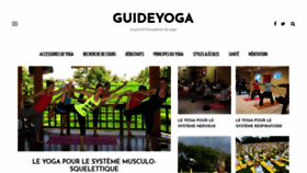 What Guideyoga.org website looked like in 2018 (5 years ago)