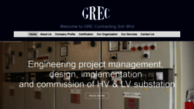 What Grecontracting.com website looked like in 2018 (5 years ago)
