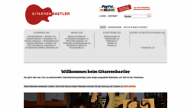 What Gitarrenbastler.de website looked like in 2018 (5 years ago)