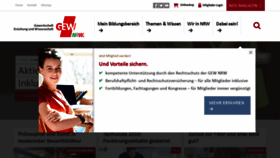 What Gew-nrw.de website looked like in 2018 (5 years ago)