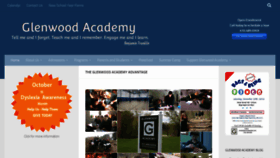 What Glenwoodacademy.com website looked like in 2018 (5 years ago)