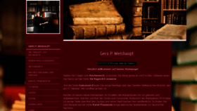 What Geroweishaupt.com website looked like in 2018 (5 years ago)