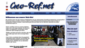 What Geo-ref.net website looked like in 2018 (5 years ago)
