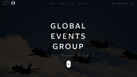 What Globaleventsgrouppdx.com website looked like in 2018 (5 years ago)