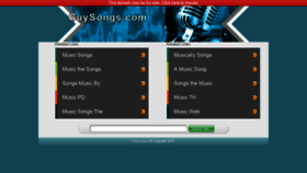 What Guysongs.com website looked like in 2018 (5 years ago)