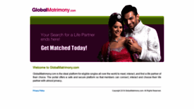 What Globalmatrimony.com website looked like in 2018 (5 years ago)