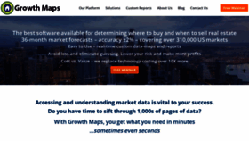 What Growth-maps.com website looked like in 2018 (5 years ago)