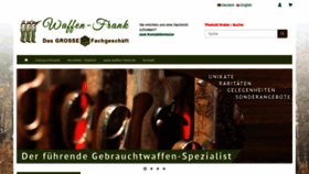 What Gebrauchtwaffen-spezialist.de website looked like in 2018 (5 years ago)