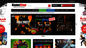 What Gamestop.at website looked like in 2018 (5 years ago)