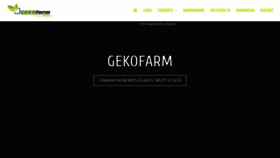 What Gekofarm.pl website looked like in 2018 (5 years ago)